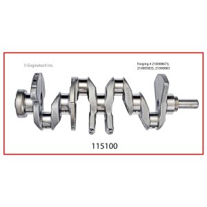 Enginetech 115100 Crank Kit - Reman