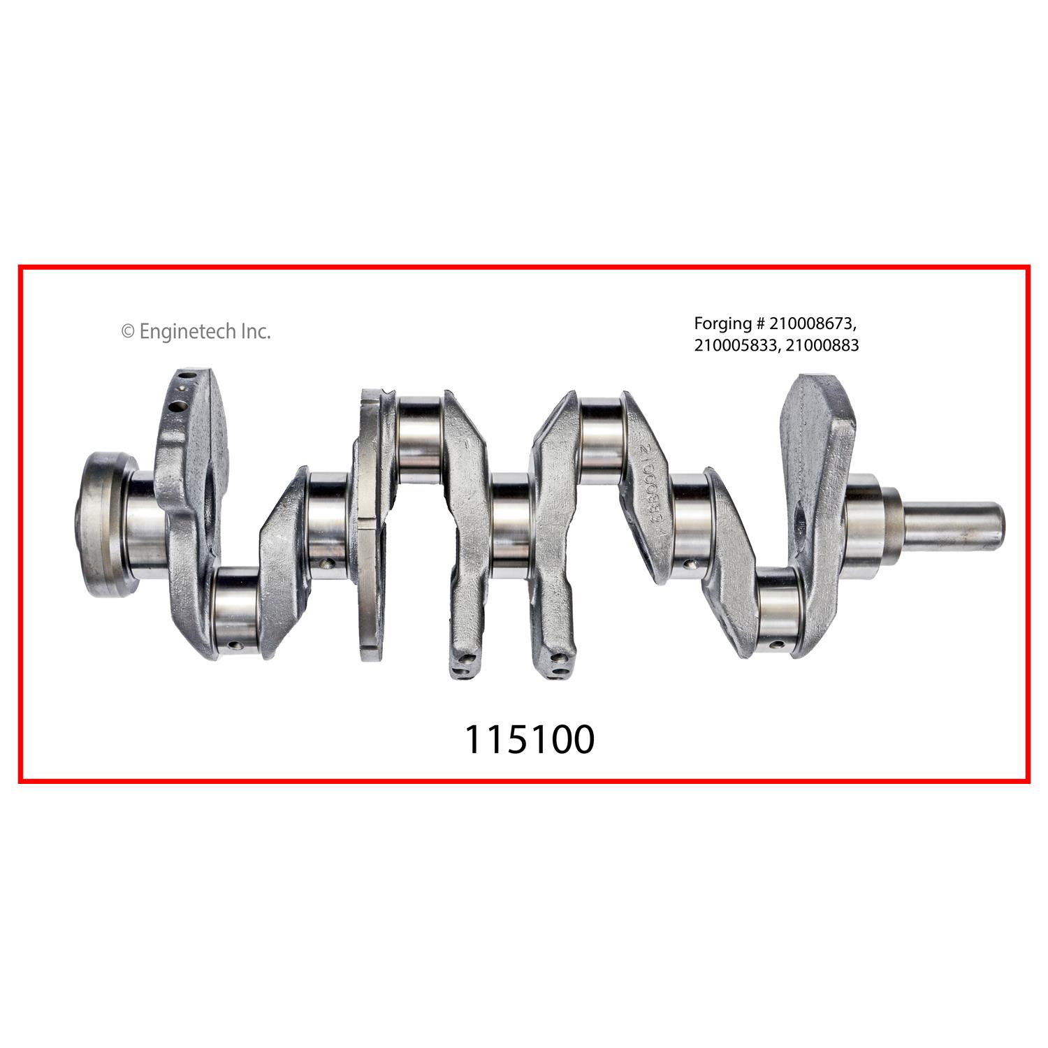 Enginetech 115100 Crank Kit - Reman