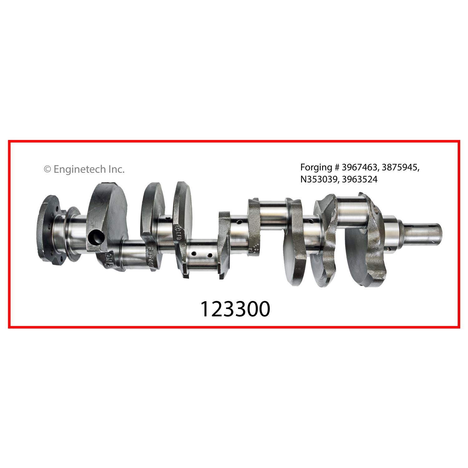 Enginetech 123300 Crank Kit - Reman