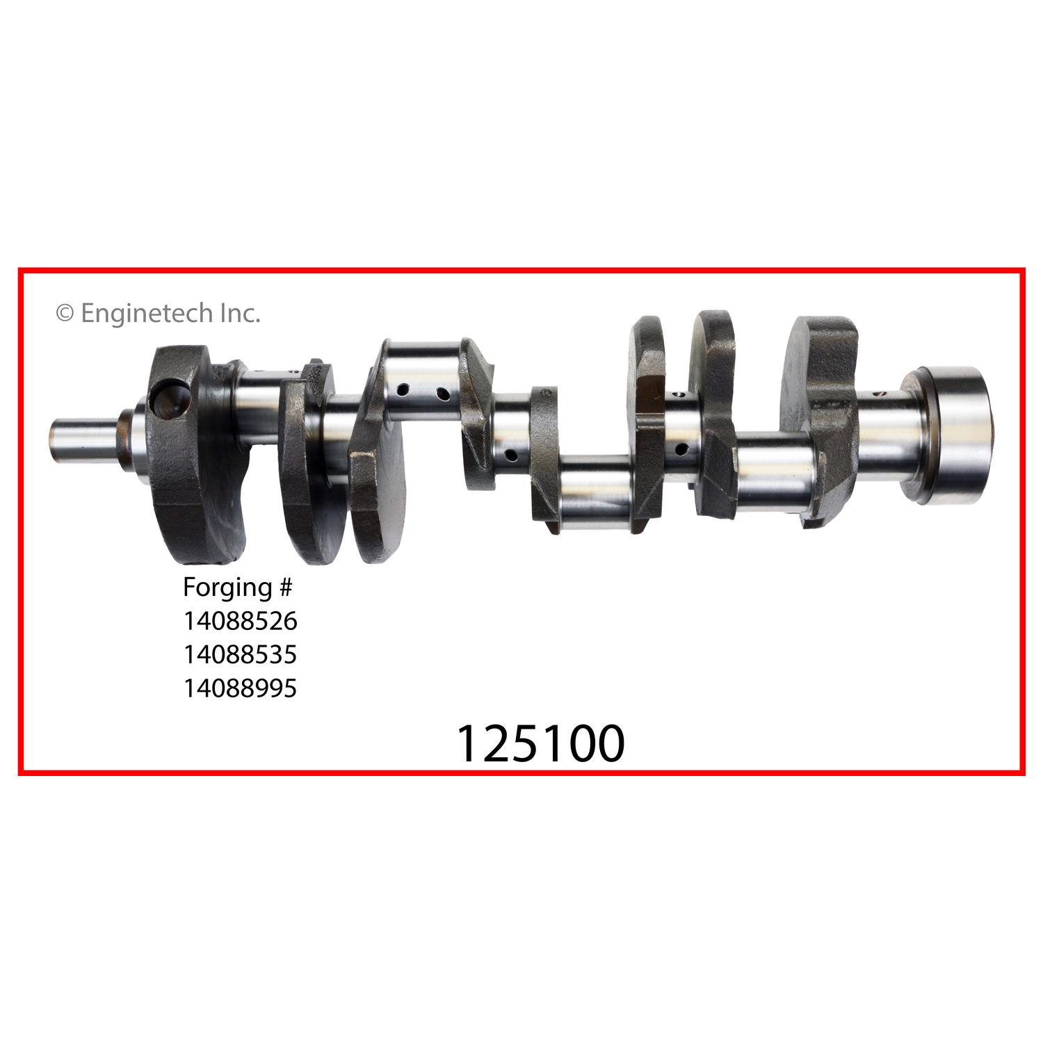 Enginetech 125100 Crank Kit - Reman