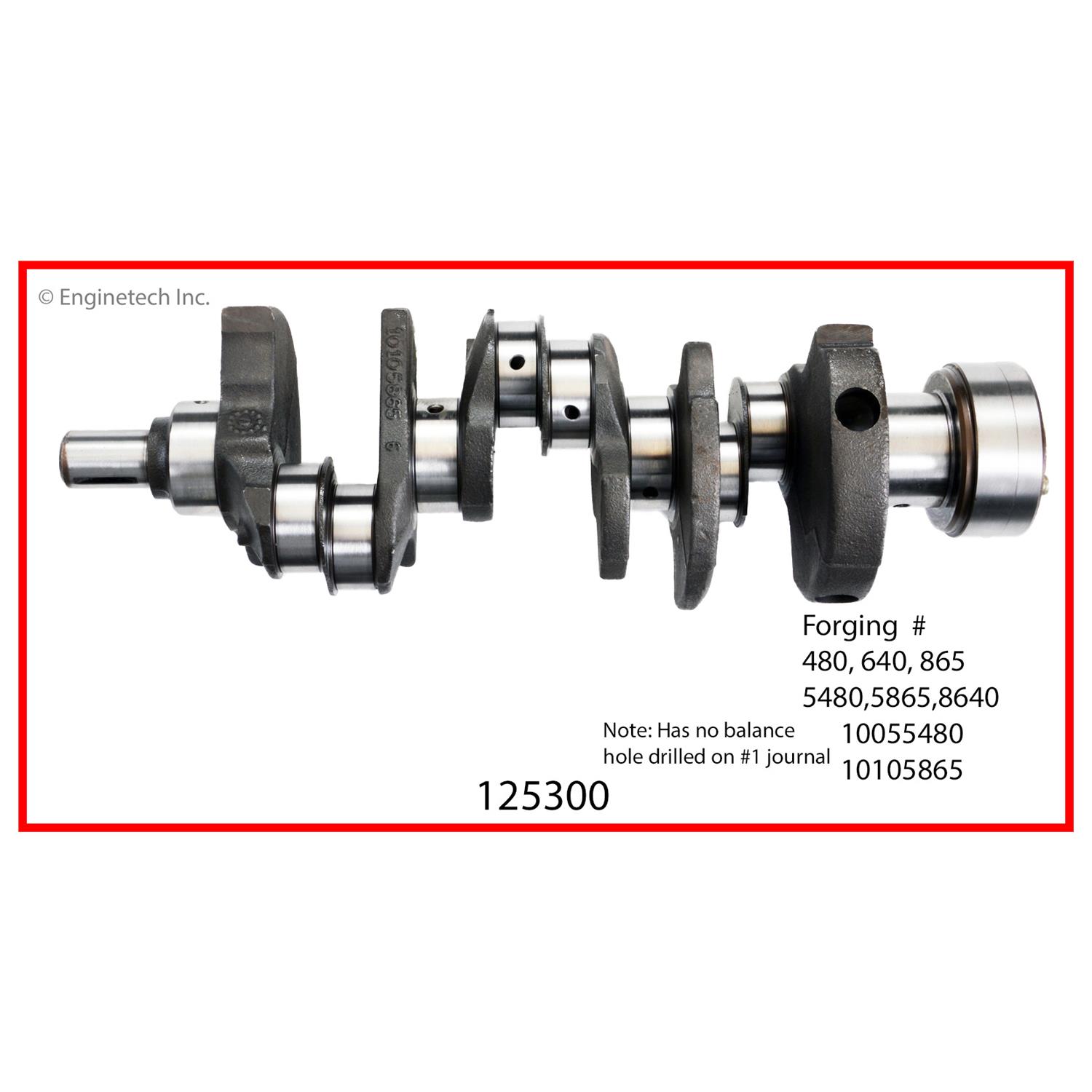 Enginetech 125300 Crank Kit - Reman