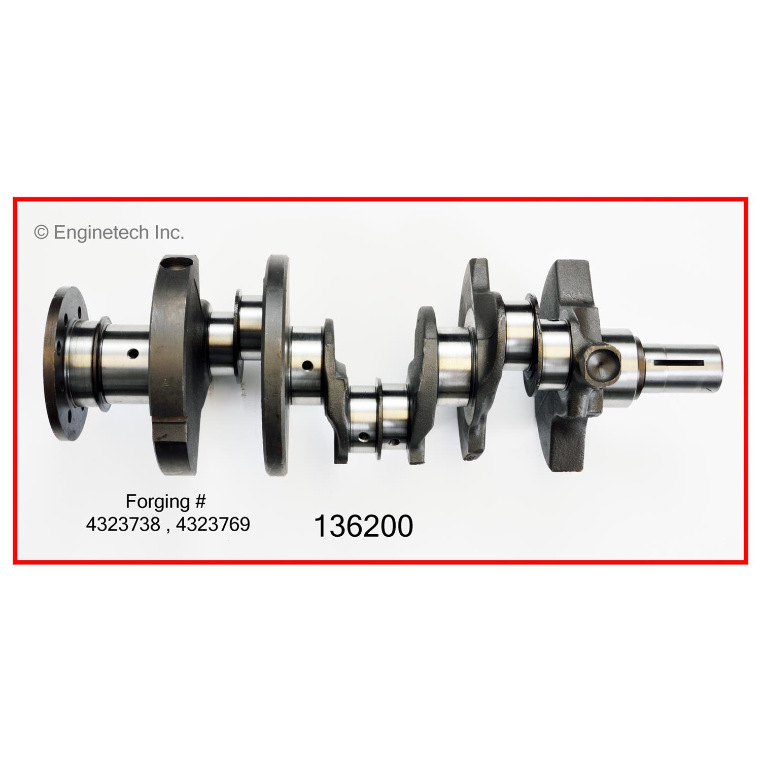 Enginetech 136200 Crank Kit - Reman