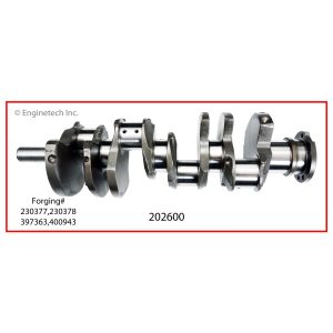 Enginetech 202600 Crank Kit - Reman
