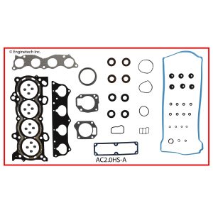 Enginetech AC2.0HS-AWB Gasket Set - Head
