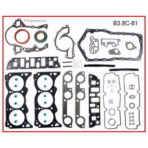 Enginetech B3.8C-81 Gasket Set - Full