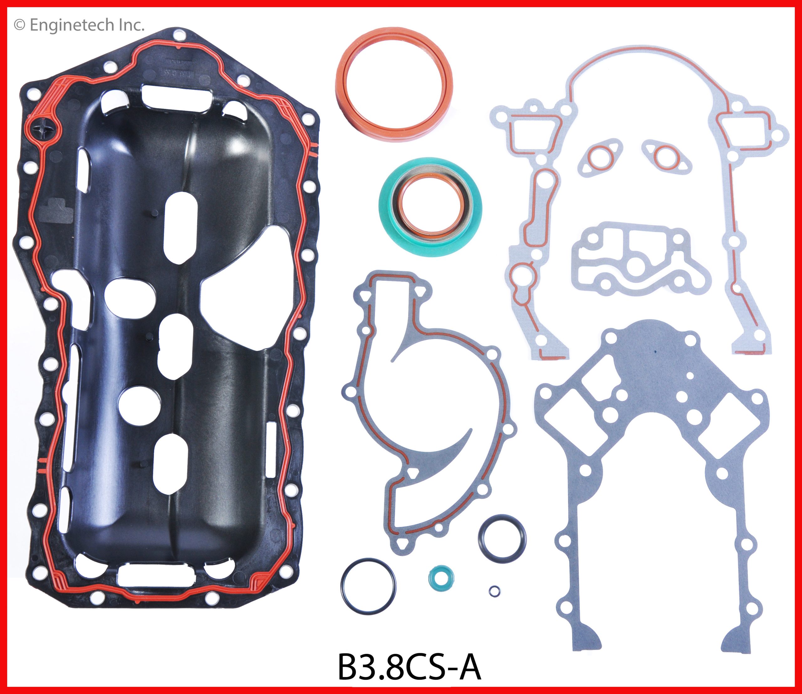 Enginetech B3.8CS-A Gasket Set - Lower