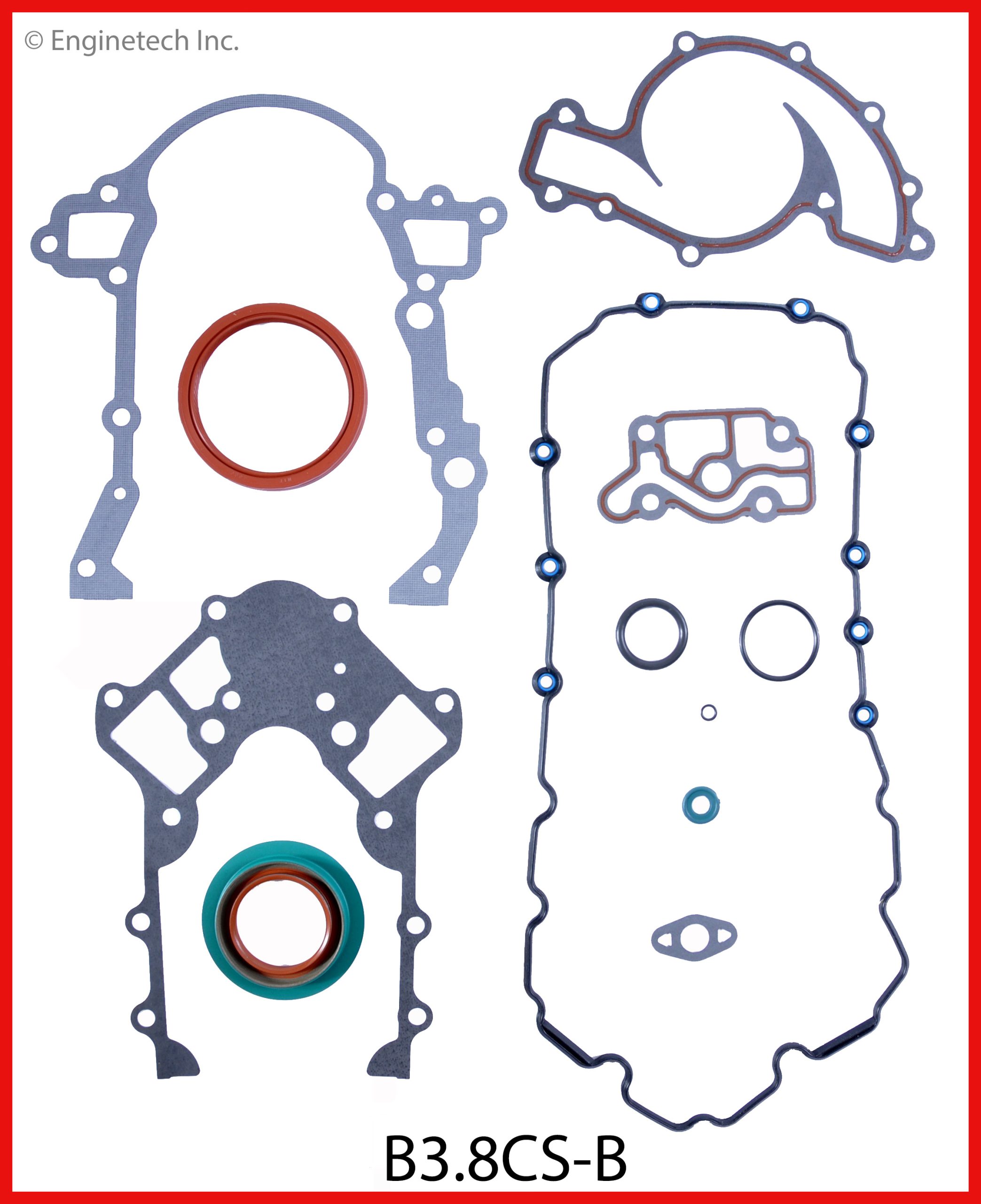 Enginetech B3.8CS-B Gasket Set - Lower