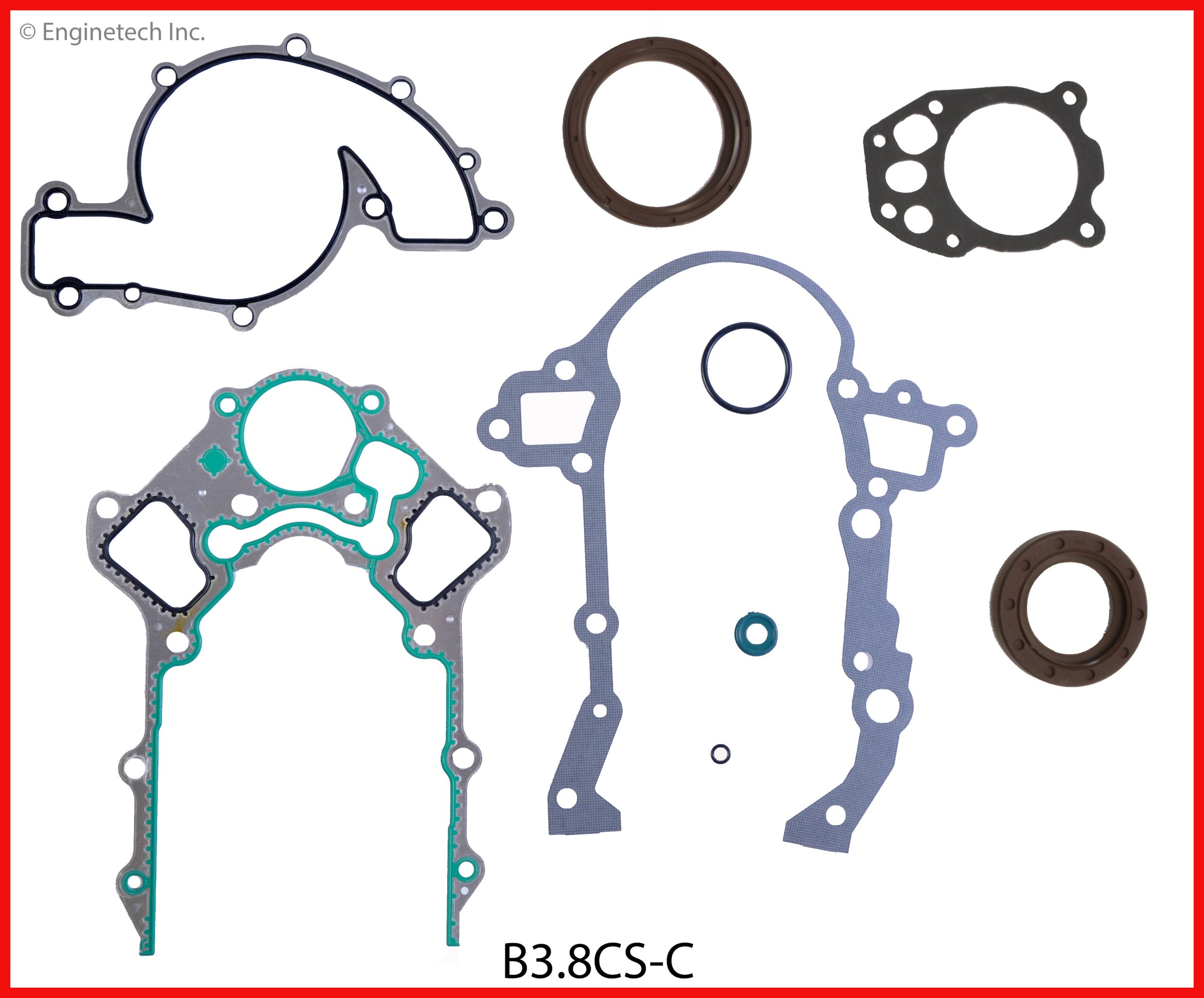 Enginetech B3.8CS-C Gasket Set - Lower