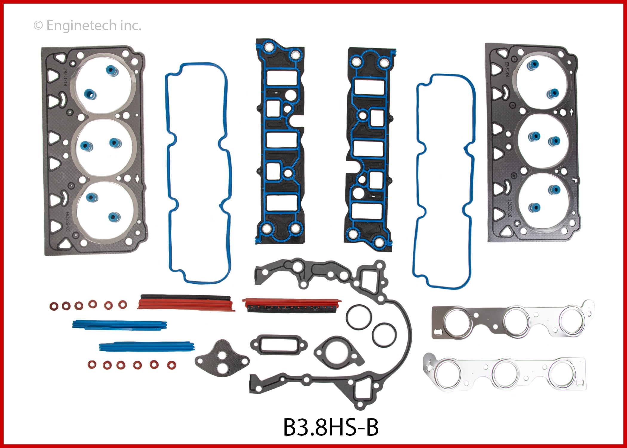 Enginetech B3.8HS-B Gasket Set - Head