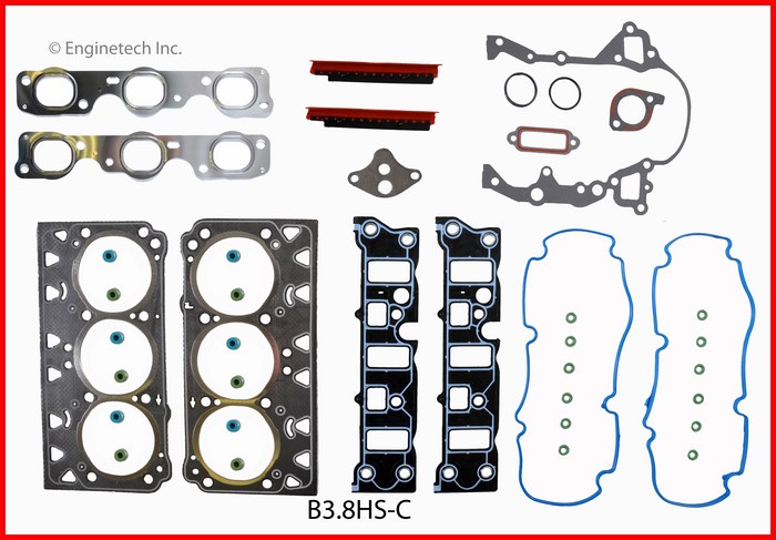Enginetech B3.8HS-C Gasket Set - Head