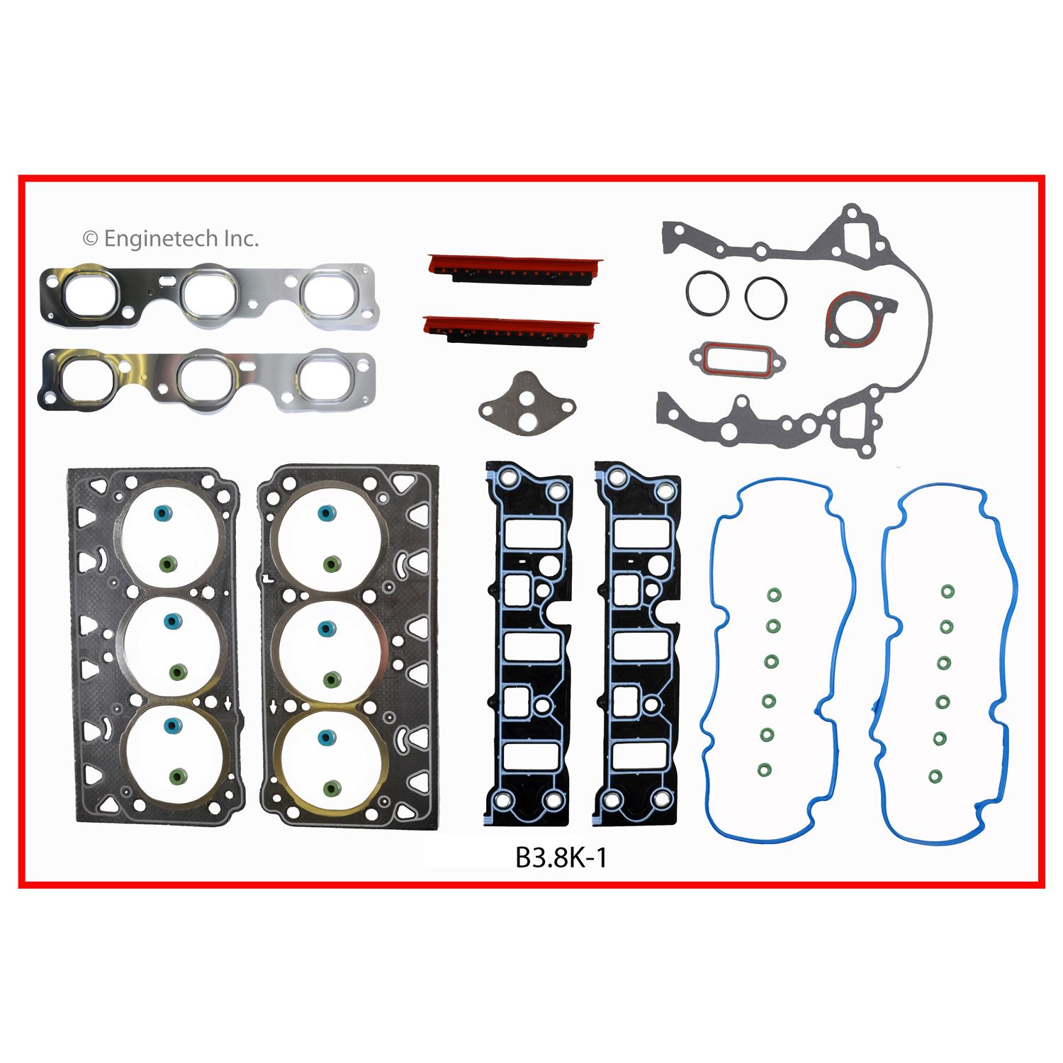 Enginetech B3.8K-1 Gasket Set - Full