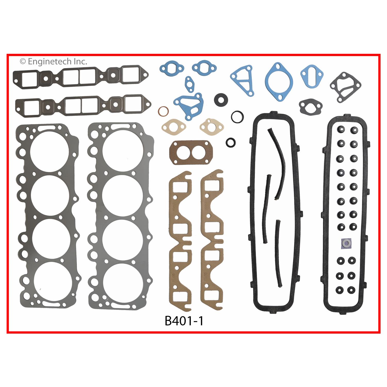 Enginetech B401-1 Gasket Set - Full