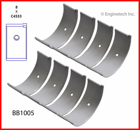 Enginetech BB1005 Bearing Set - Rod