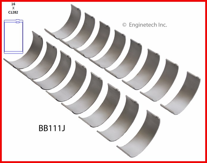 Enginetech BB111J Bearing Set - Rod