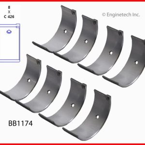 Enginetech BB1174 Bearing Set - Rod