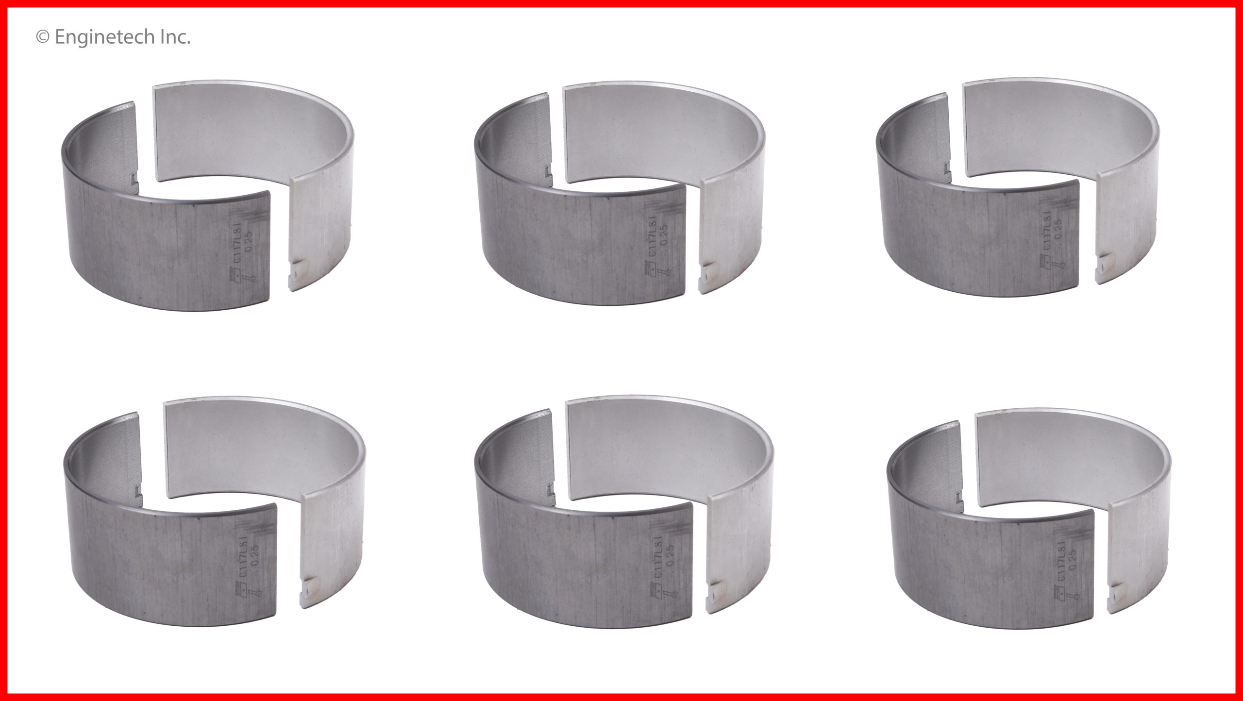 Enginetech BB117J Bearing Set - Rod