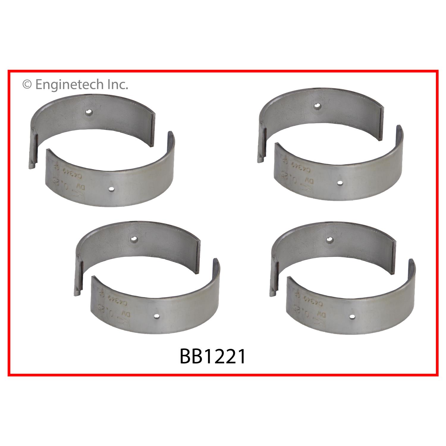 Enginetech BB1221 Bearing Set - Rod