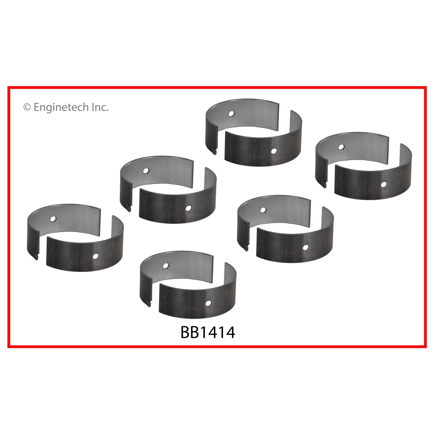 Enginetech BB1414 Bearing Set - Rod