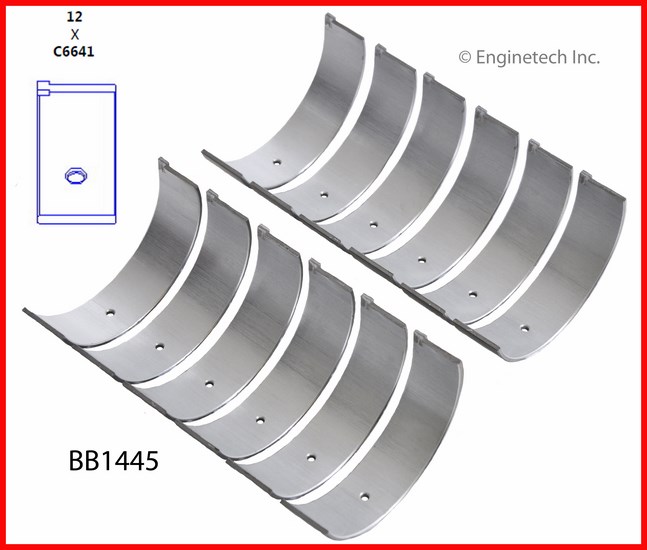 Enginetech BB1445 Bearing Set - Rod