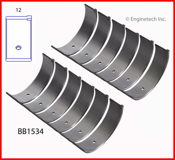 Enginetech BB1534 Bearing Set - Rod
