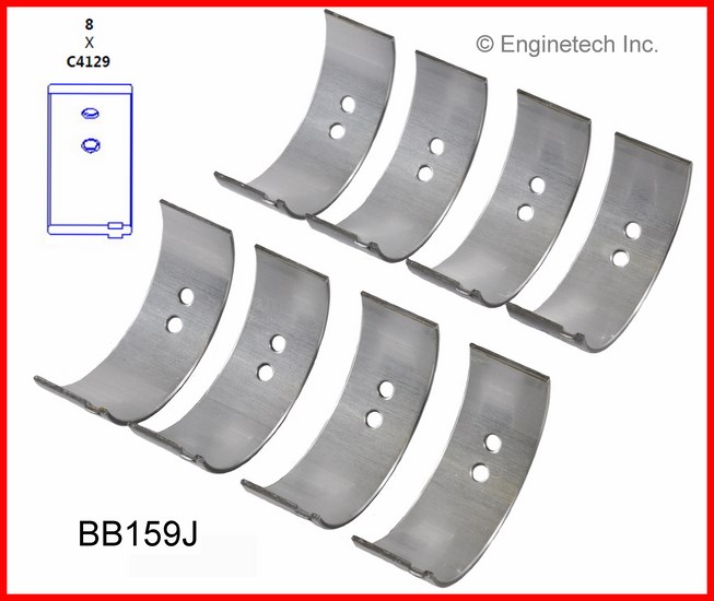 Enginetech BB159J Bearing Set - Rod