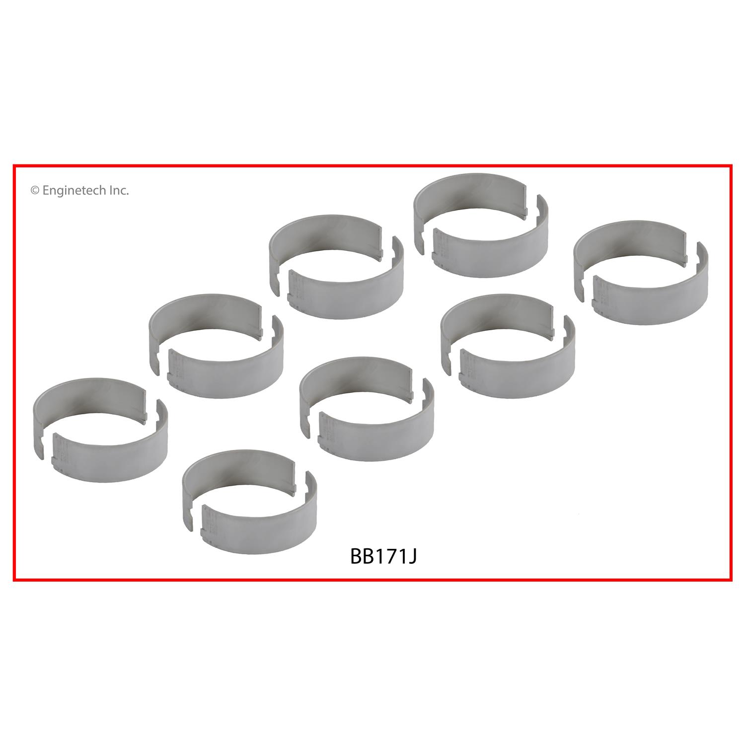 Enginetech BB171J Bearing Set - Rod