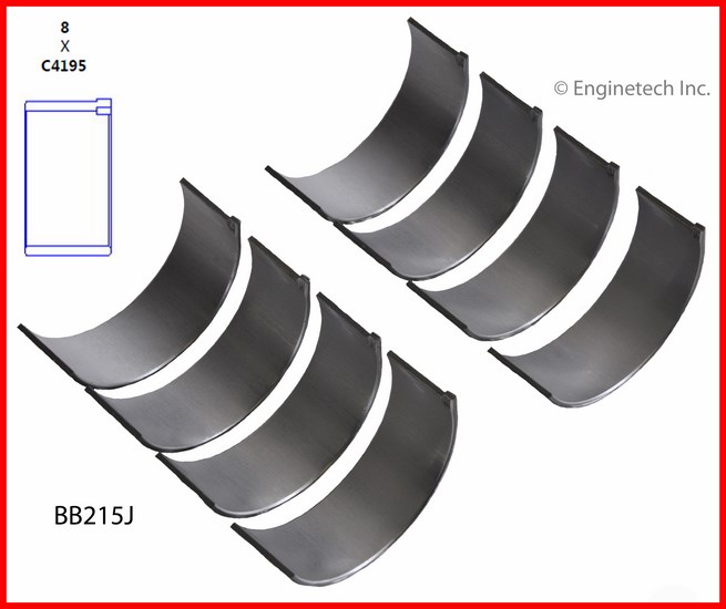 Enginetech BB215J Bearing Set - Rod