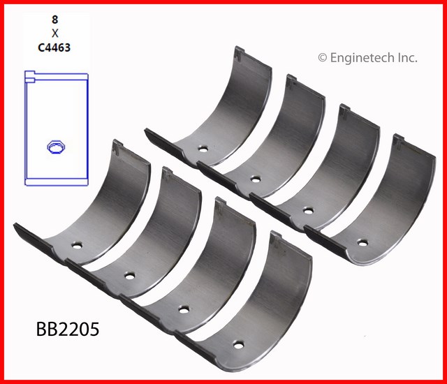Enginetech BB2205 Bearing Set - Rod