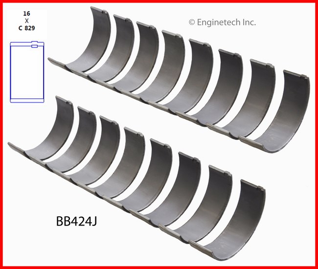 Enginetech BB424J Bearing Set - Rod