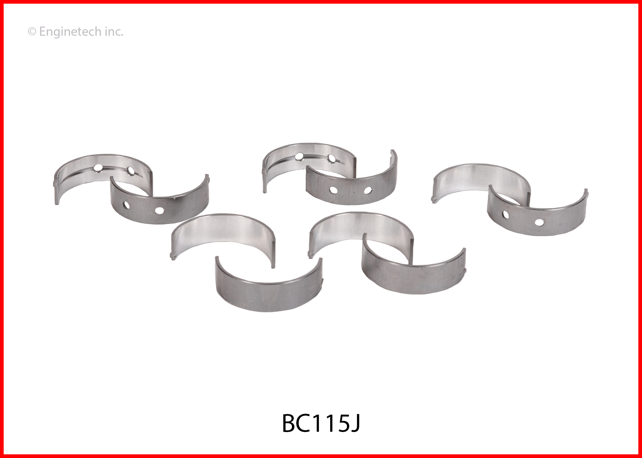 Enginetech BC115J Bearing Set - Main