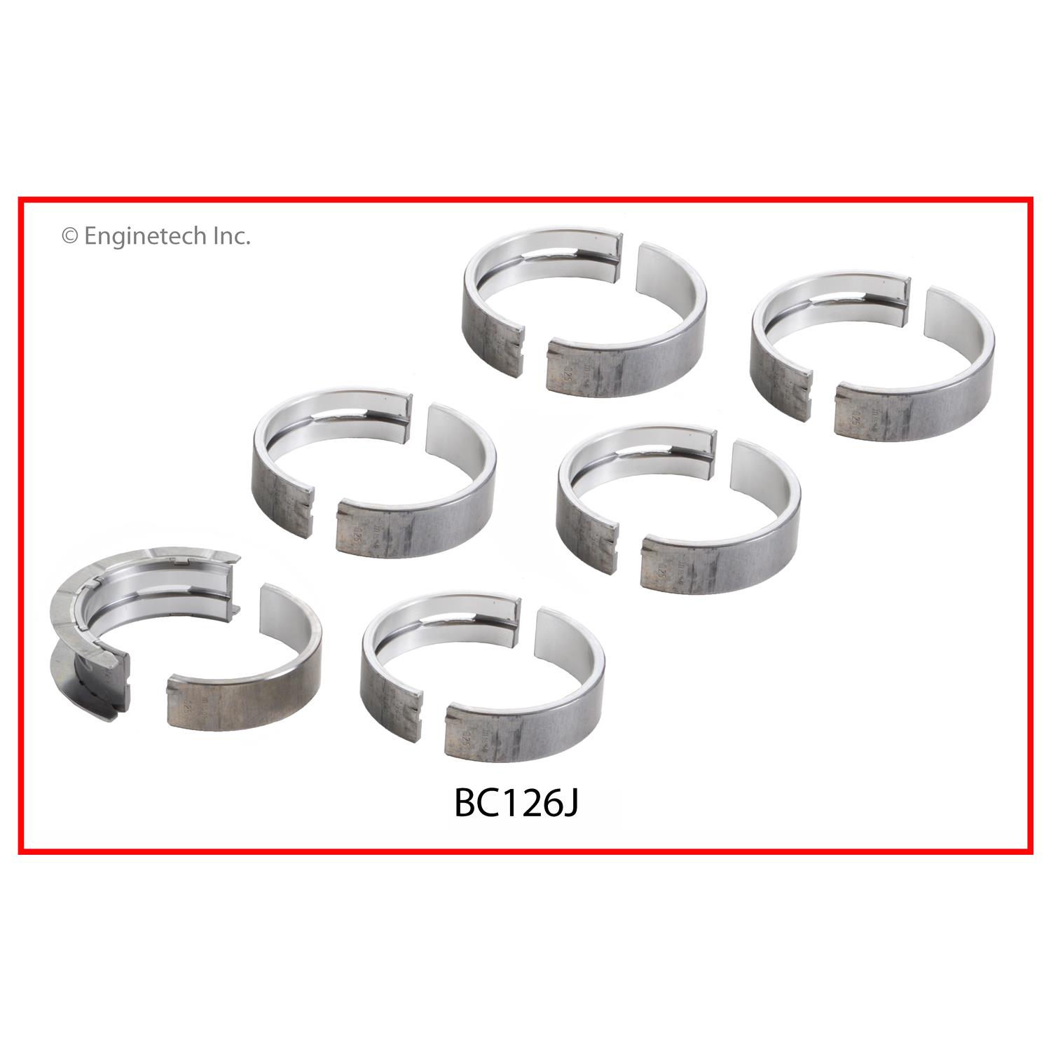 Enginetech BC126J Bearing Set - Main