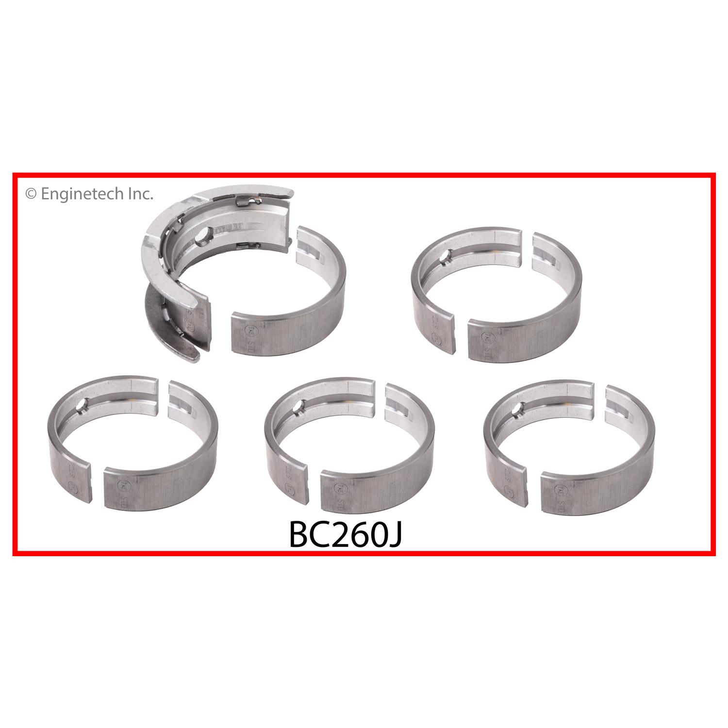 Enginetech BC260J Bearing Set - Main