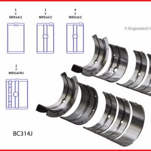 Enginetech BC314J Bearing Set - Main