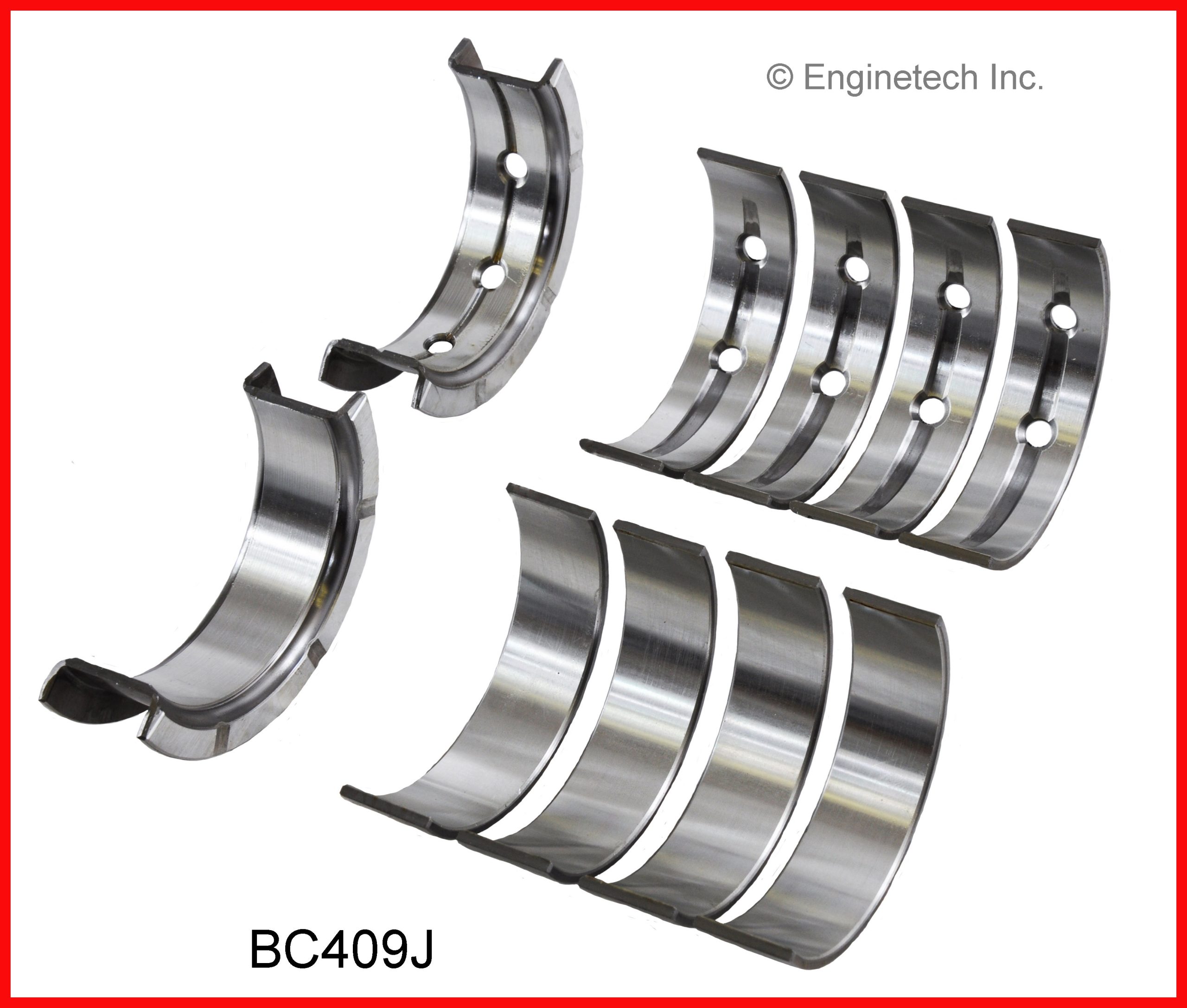 Enginetech BC409J Main Bearing Set