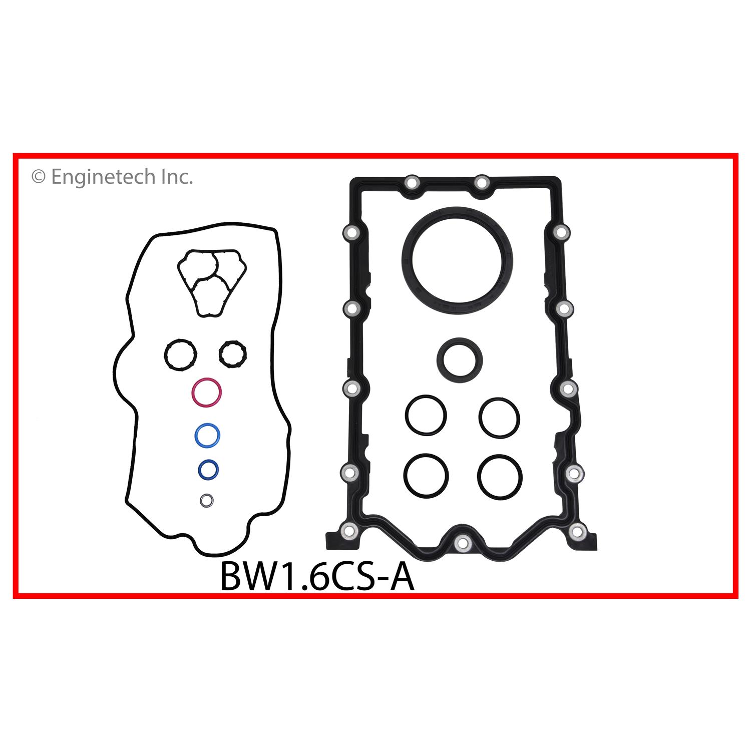 Enginetech BW1.6CS-A Gasket Set - Lower