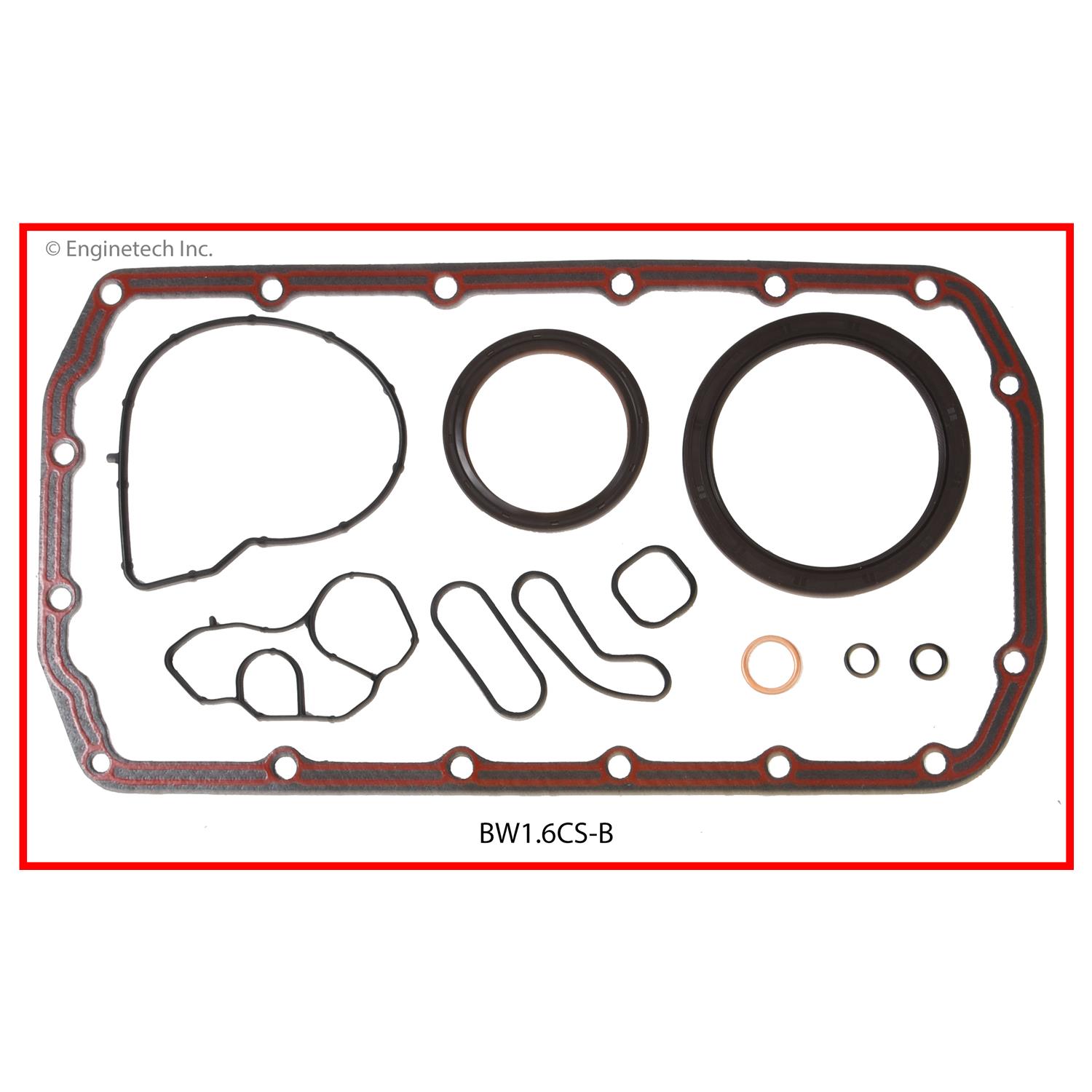 Enginetech BW1.6CS-B Gasket Set - Lower