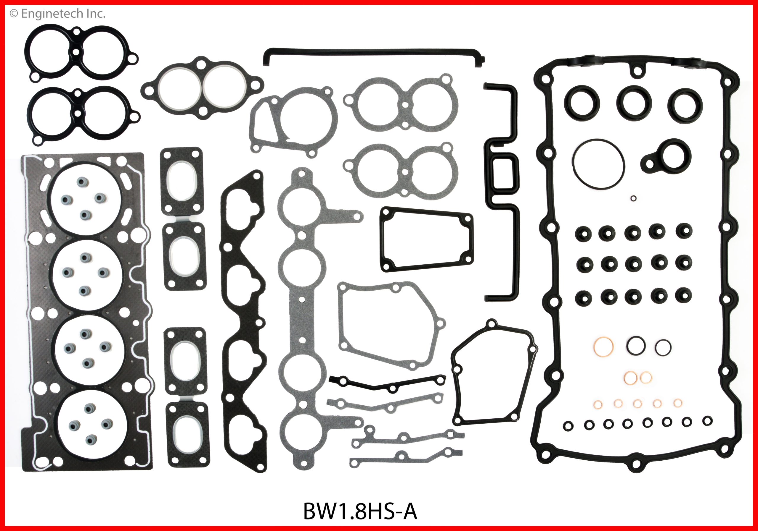 Enginetech BW1.8HS-A Gasket Set - Head