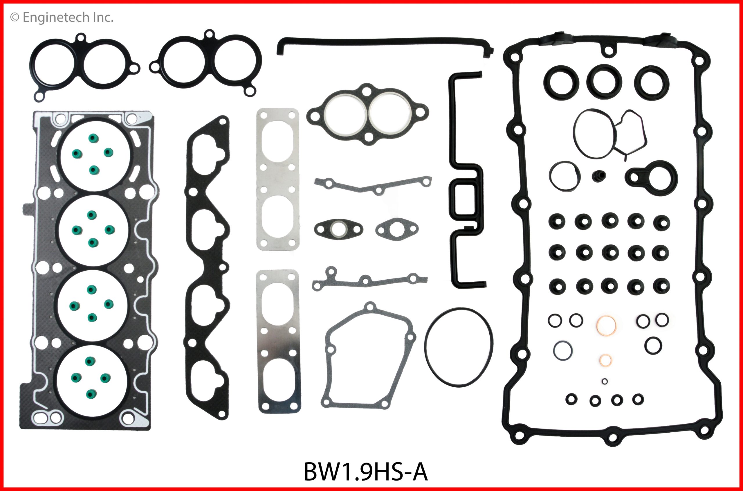 Enginetech BW1.9HS-AWB Gasket Set - Head