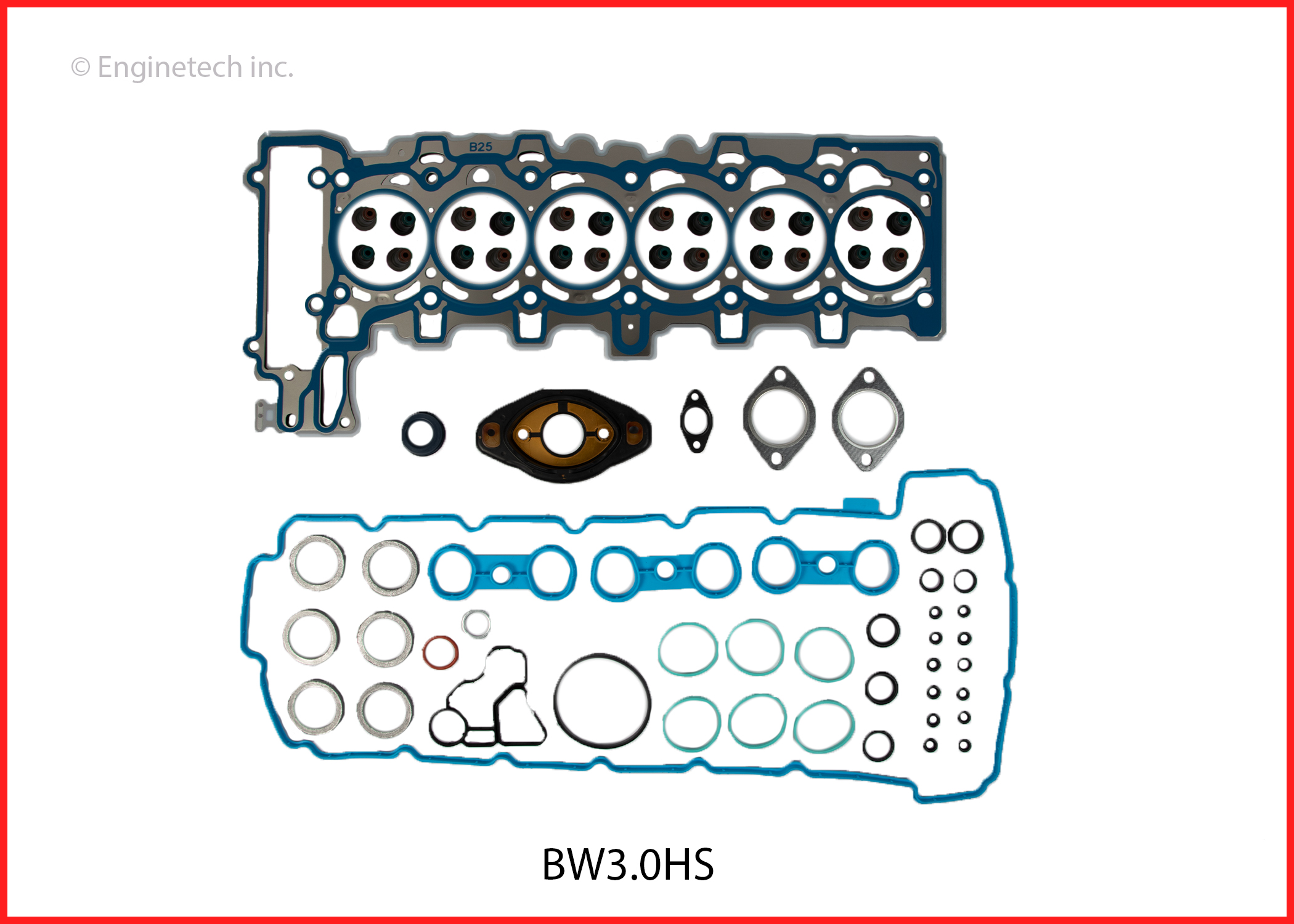 Enginetech BW3.0HS Gasket Set - Head