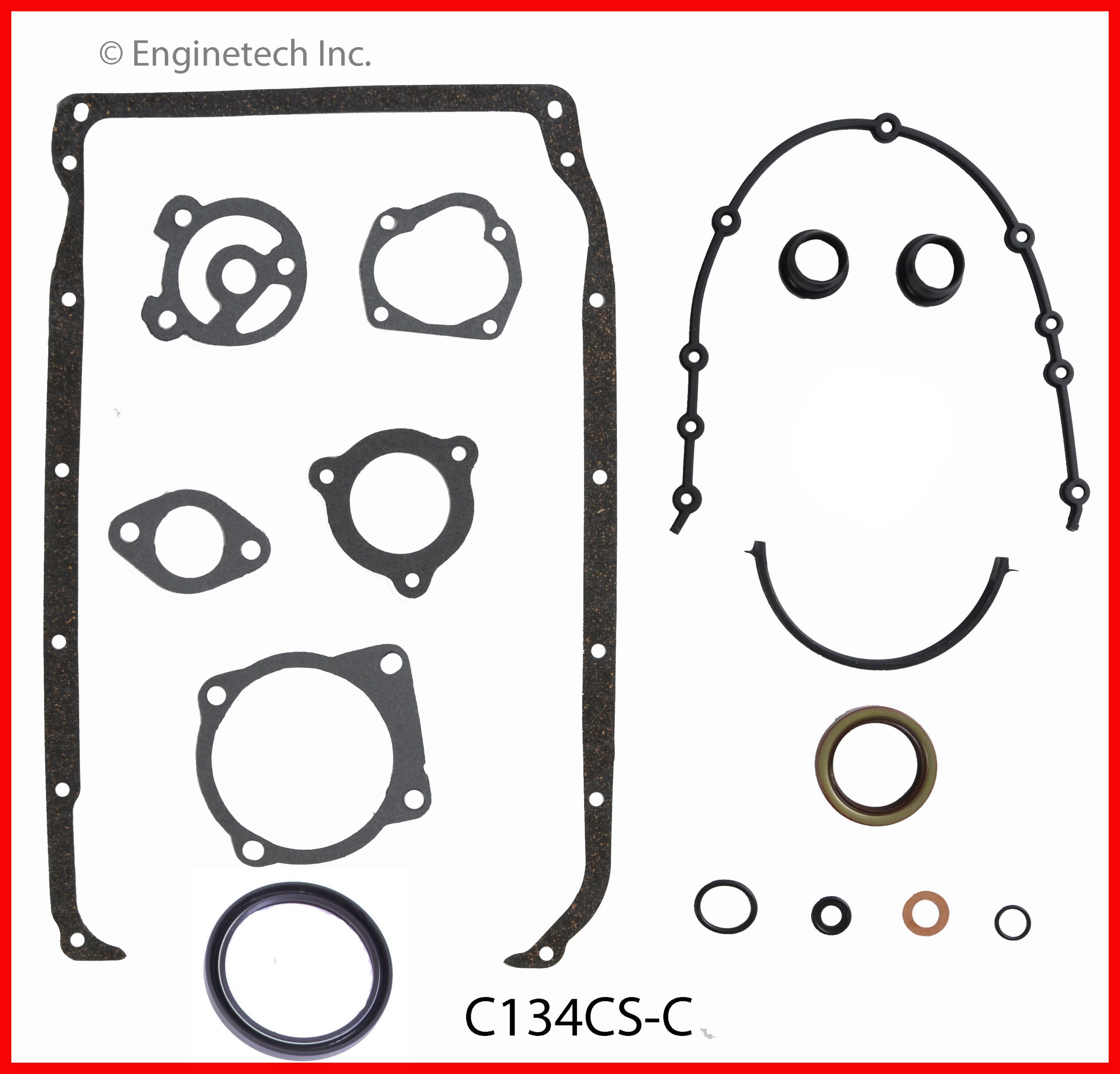 Enginetech C134CS-C Gasket Set - Lower