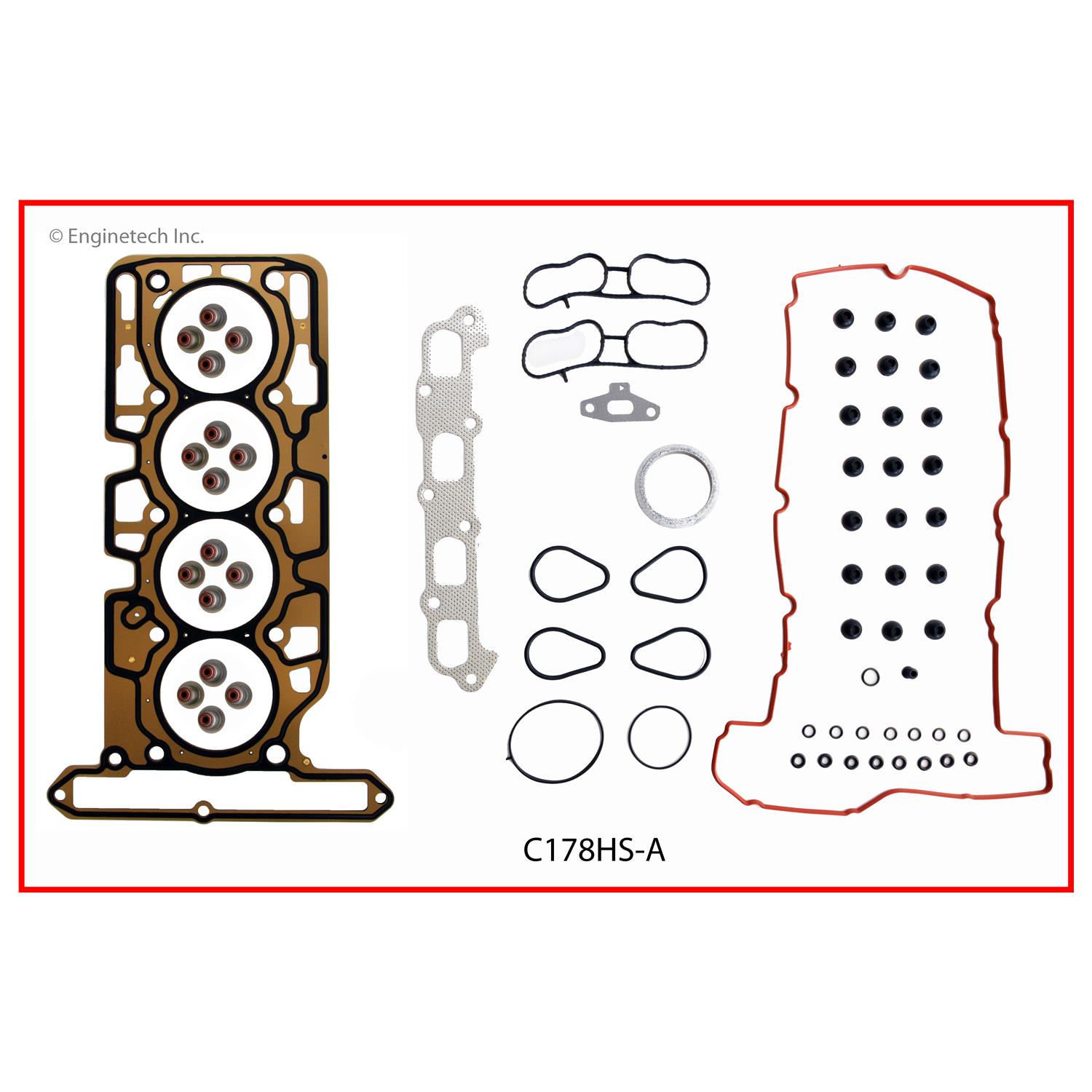 Enginetech C178HS-A Gasket Set - Head