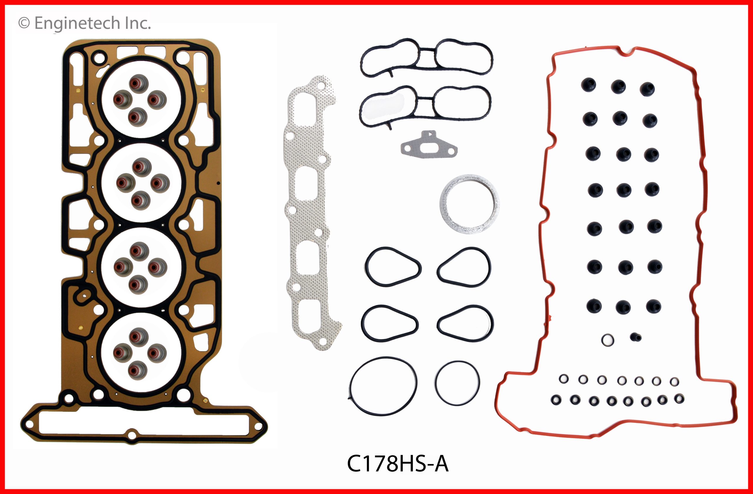 Enginetech C178HS-AWB Gasket Set - Head
