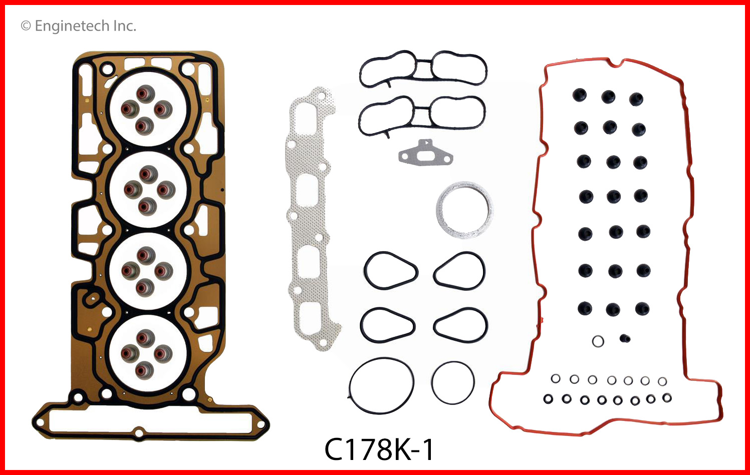 Enginetech C178K-1 Gasket Set - Full