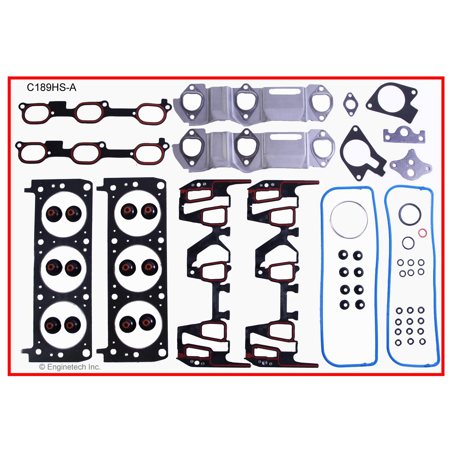 Enginetech C189HS-AAWB Gasket Set - Head