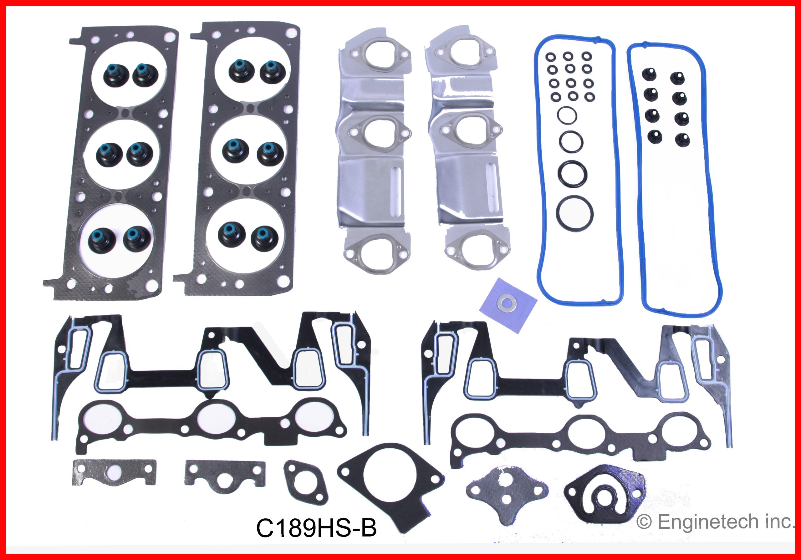 Enginetech C189HS-B Gasket Set - Head
