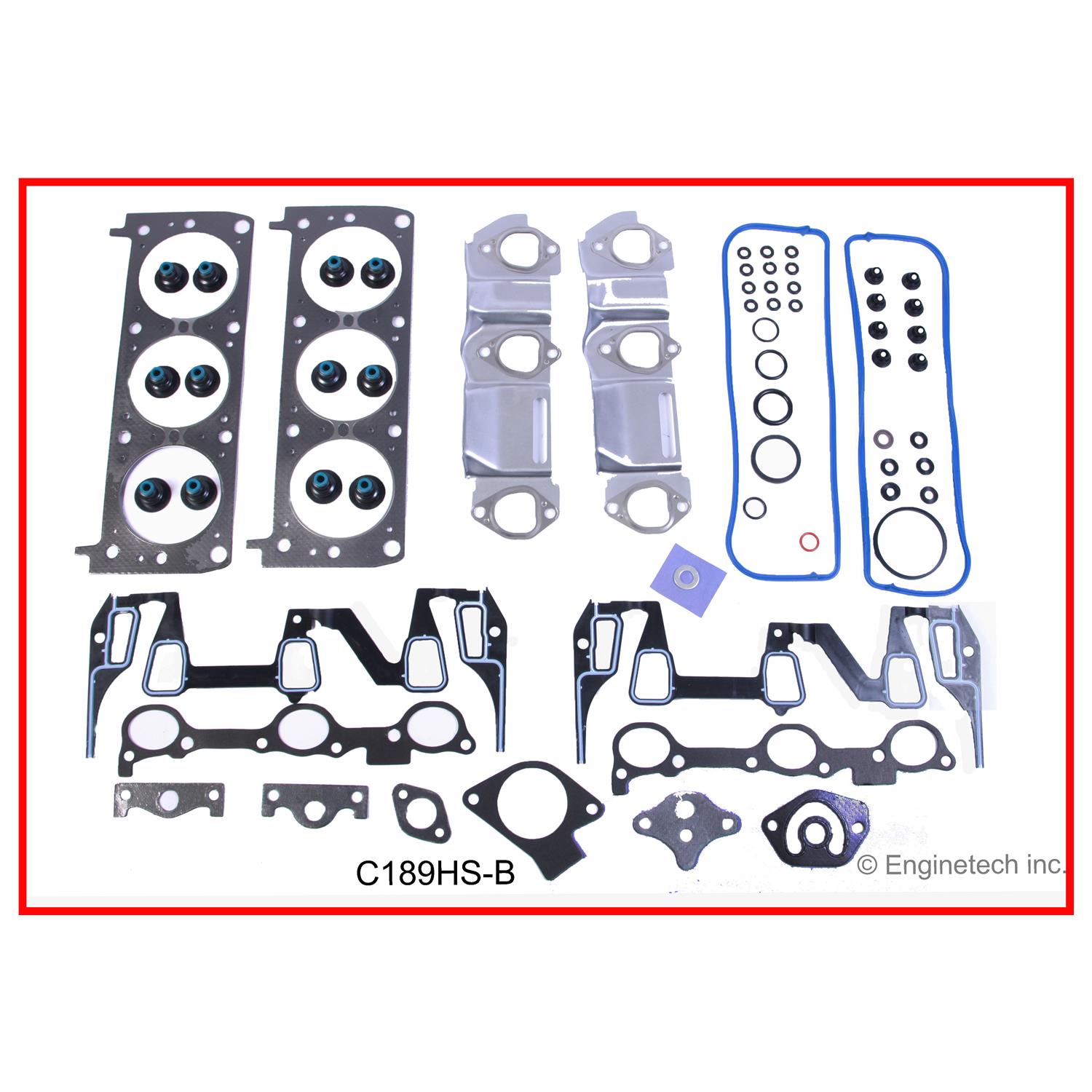 Enginetech C189HS-BWB Gasket Set - Head