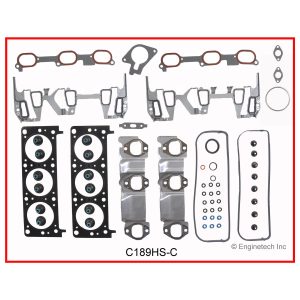 Enginetech C189HS-C Gasket Set - Head