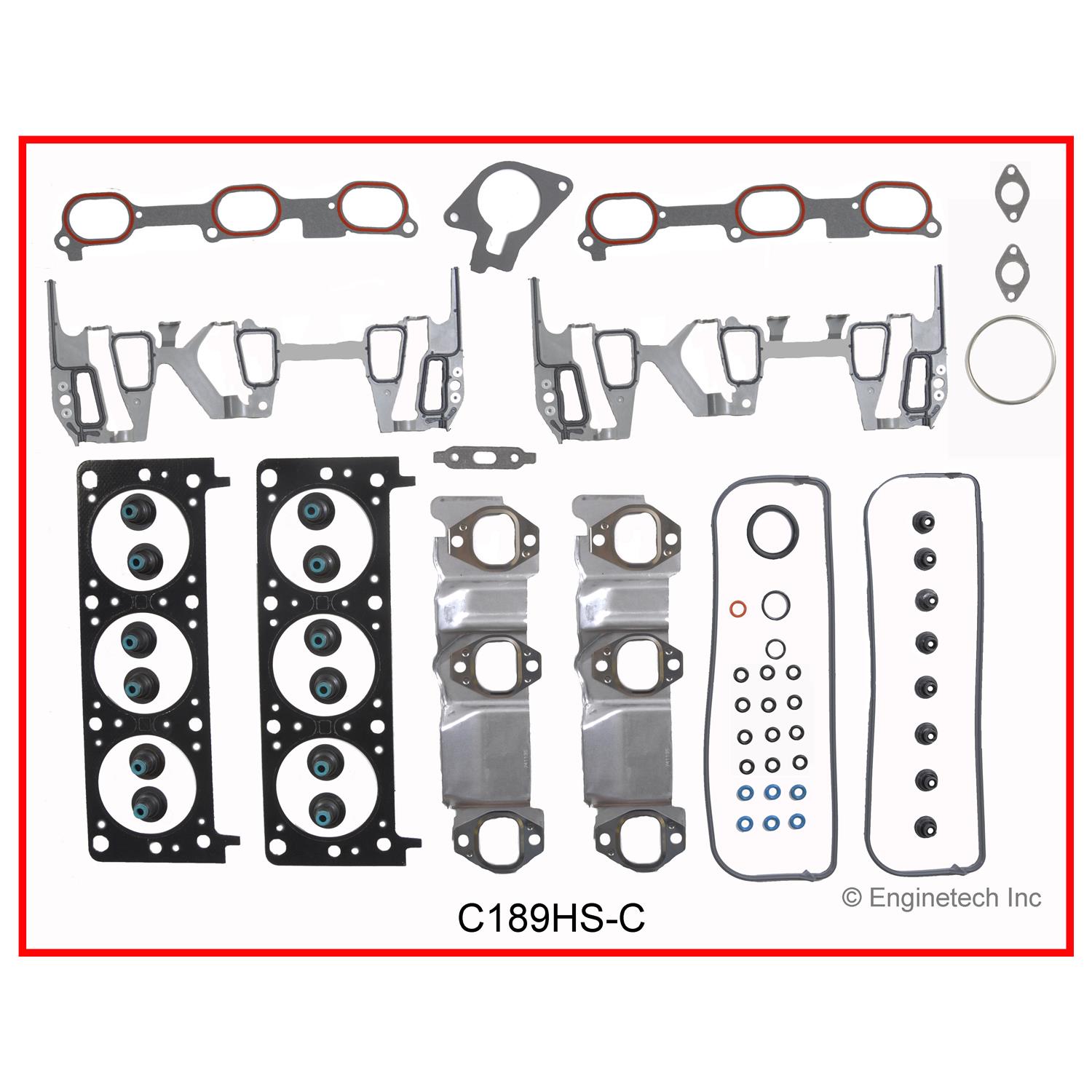 Enginetech C189HS-CWB Gasket Set - Head