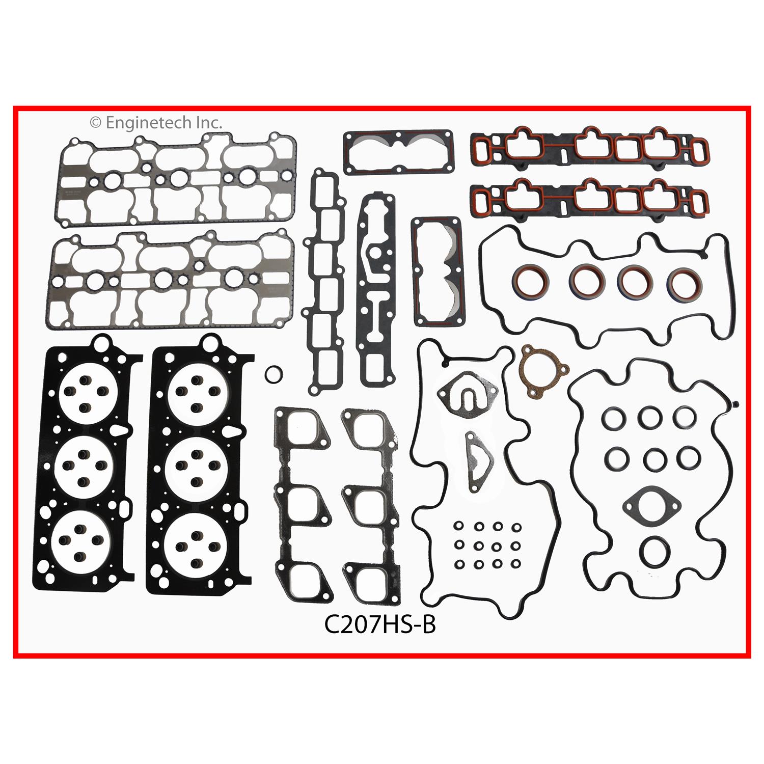 Enginetech C207HS-BWB Gasket Set - Head