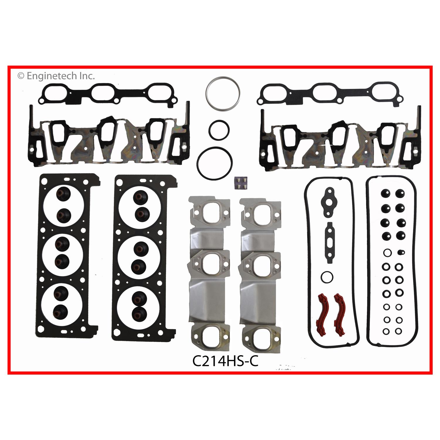 Enginetech C214HS-CWB Gasket Set - Head